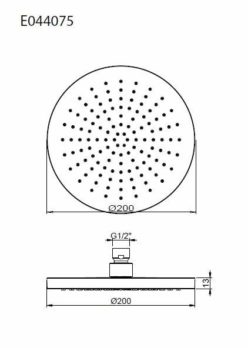 Βραχίονας Τοίχου Στρόγγυλο35 εκ. Πρώην E021006 EURORAMA - Image 5