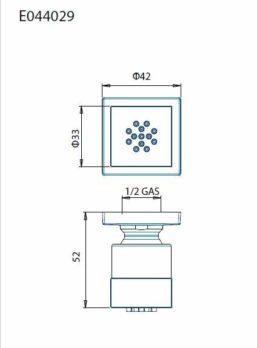 Επίτοιχο Ανακλινόμενο Jet SQUARE - Image 4