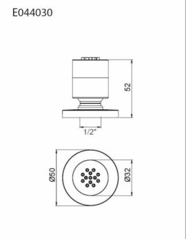 Επίτοιχο Ανακλινόμενο Jet ROUND - Image 4