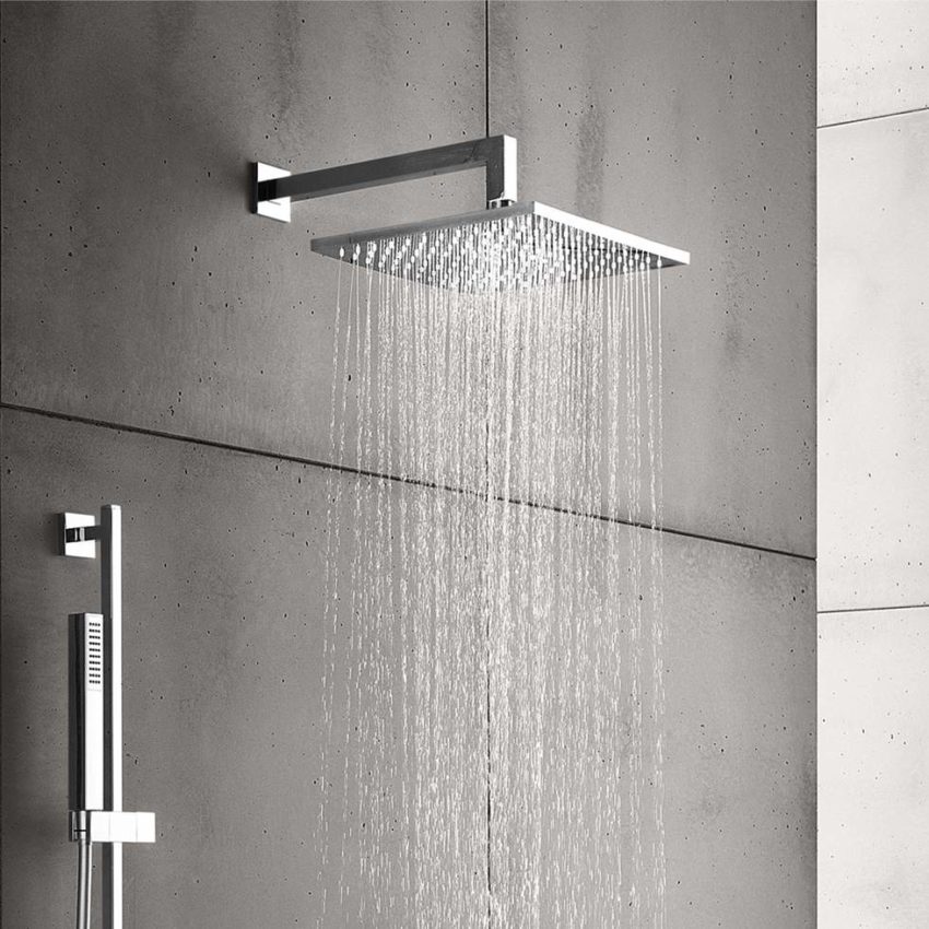 Κεφαλή Ντουζ EMOTION Τετράγωνη 20x20 Brass Χρωμέ - Image 2