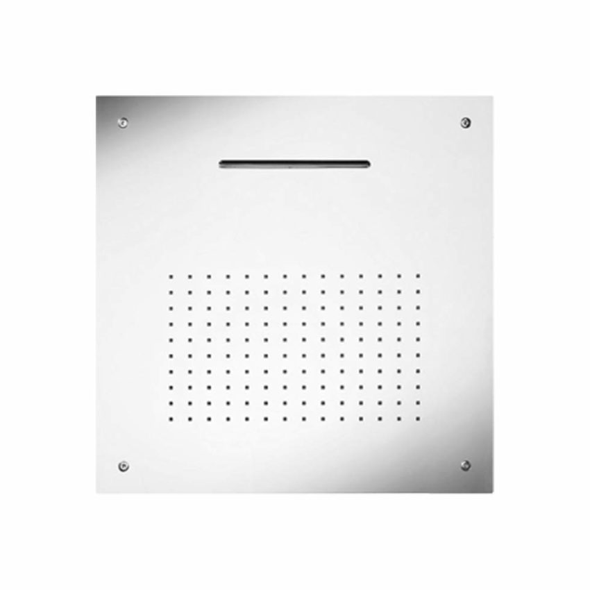 Κεφαλή Οροφής TEMPTATION 50x50 Διπλής Ροής Inox Χρωμέ - Image 1