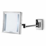 Καθρέφτης LED Μεγεθυντικός Τετράγωνος 21,5x21,5 EURORAMA Χρωμέ