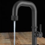 Μπαταρία Νεροχύτη RAW Υψηλή Χωρίς Α/Β VICARIO Μαύρο Ματ - Image 2