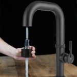 Μπαταρία Νεροχύτη RAW Υψηλή Χωρίς Α/Β VICARIO Μαύρο Ματ - Image 3