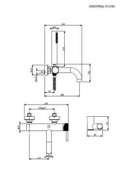 Μπαταρία Λουτρού INDUSTRIAL VICARIO - Image 4