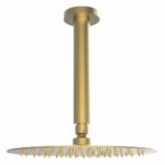 Βραχίονας Οροφής Στρόγγυλος 20cm VICARIO Brushed Gold