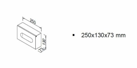 Θήκη για Χαρτομάνδηλα Επίτοιχη GEESA Χρωμέ - Image 3