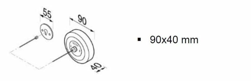 Σχοινί για Ρούχα Αναδιπλούμενο GEESA Χρωμέ - Image 3