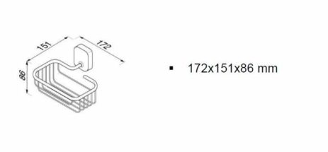 Σπογγοθήκη-Μπουκαλοθήκη THESSA GEESA Χρωμέ - Image 2
