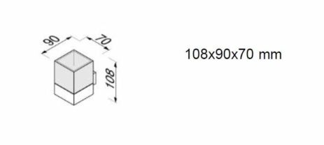 Ποτηροθήκη MODERN ART GEESA Χρωμέ - Image 4