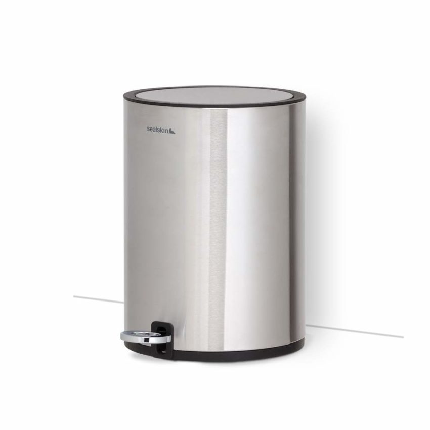 300-362412404-110-1 Χαρτοδοχείο Επιδαπέδιο 3L Ανοξείδωτο GEESA Inox - Image 1