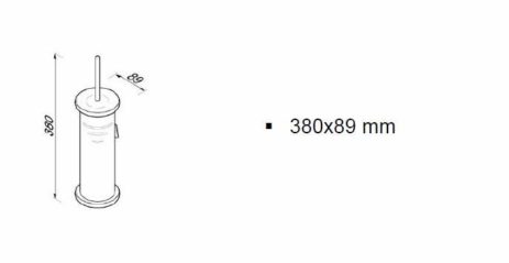 Πίγκαλ Επίτοιχο GEESA Χρωμέ - Image 2