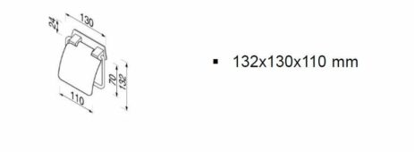 Χαρτοθήκη με Κάλυμμα GEESA Χρωμέ - Image 4