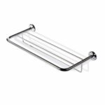 Ράφι για Πετσέτες με Πετσετοκρεμάστρα 60 CM GEESA Χρωμέ