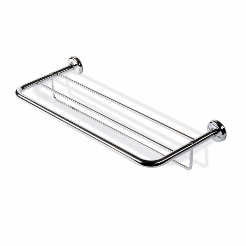 Ράφι για Πετσέτες με Πετσετοκρεμάστρα 60 CM GEESA Χρωμέ - Image 1