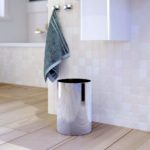 Καλάθι Αχρήστων Επιδαπέδιο 9L GEESA Χρωμέ - Image 2