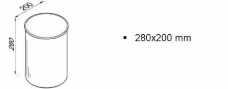 Καλάθι Αχρήστων Επιδαπέδιο 9L GEESA Χρωμέ - Image 3