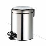 Χαρτοδοχείο Επιδαπέδια 5L Soft-Close GEESA Inox Χρωμέ