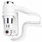 Σεσουάρ 3 Ταχυτήτων 1600W με Πρίζα για Ξυριστική Μηχανή GEESA Χρωμέ/Λευκό