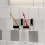 Ποτηροθήκη Μονή AIM GEESA Χρωμέ - Image 2