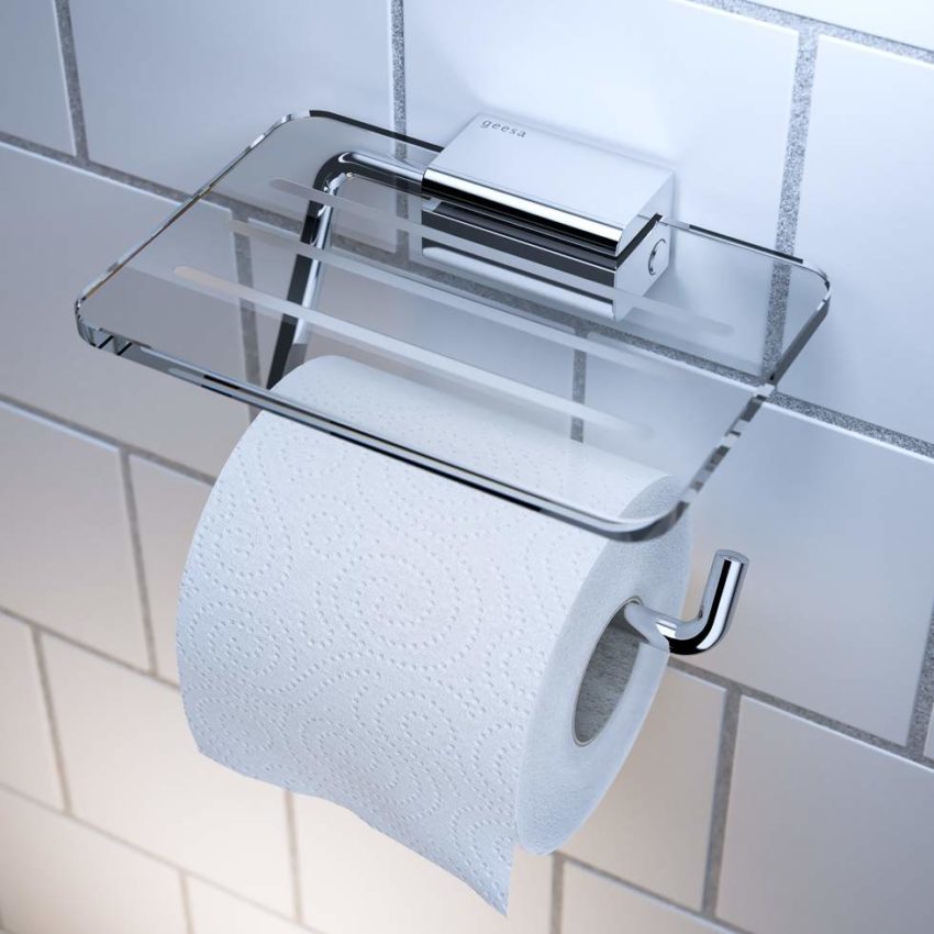 Χαρτοθήκη με Εταζέρα 14x10,3 εκ. AIM GEESA Χρωμέ - Image 3