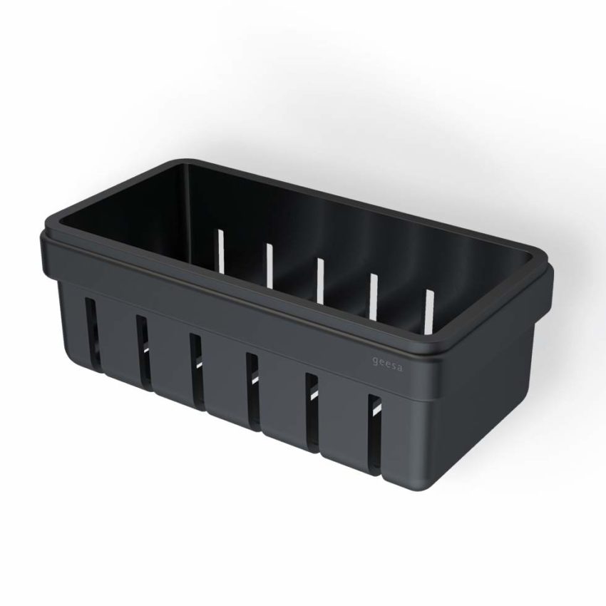 300-8801-400-1 Σπογγοθήκη-Μπουκαλοθήκη FRAME GEESA Μαύρο Ματ - Image 1