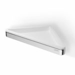 Εταζέρα Γωνιακή 23x17 εκ. FRAME GEESA Χρωμέ/Λευκό Ματ