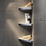 Εταζέρα Γωνιακή 23x17 εκ. FRAME GEESA Χρωμέ/Λευκό Ματ - Image 2