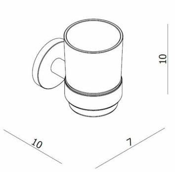 Ποτηροθήκη LANGBERGER Χρωμέ - Image 2