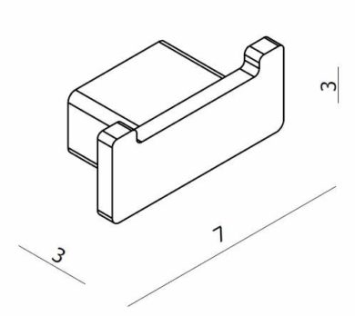 Άγκιστρο Διπλό LANGBERGER Μαύρο Ματ - Image 2
