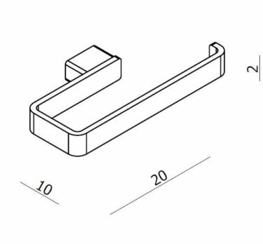 Κρίκος Πετσετών LANGBERGER Χρωμέ - Image 2