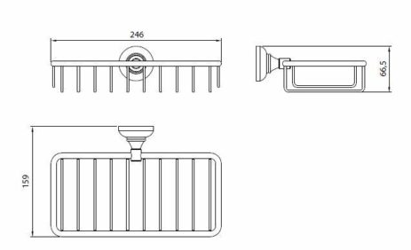 Σπογγοθήκη-Μπουκαλοθήκη VICTORIA PERFORMA Bronze - Image 2