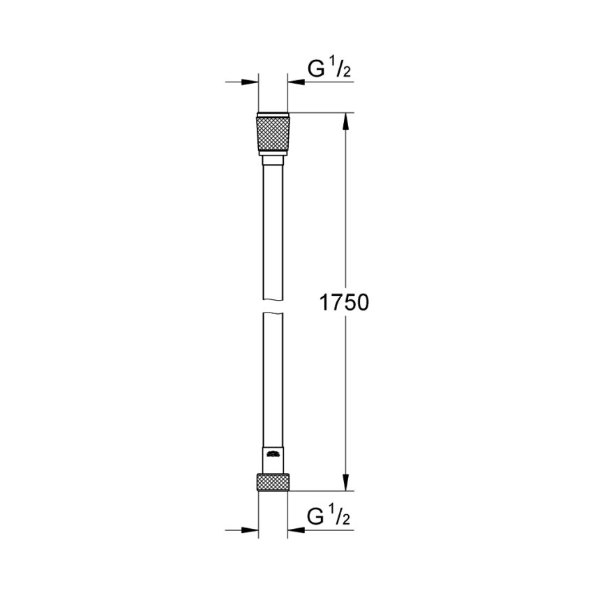 grohe-28388gl0-1 Σπιράλ Grohe Silverflex Twistfree 1,75μ. - Image 2