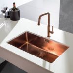 Νεροχύτης Υποκαθήμενος METAMORFOSI 71x40 PVD Rame APELL - Image 2