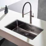 Νεροχύτης Υποκαθήμενος METAMORFOSI 75×44 PVD Μαύρο APELL - Image 2