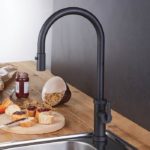 Μπαταρία Νεροχύτη URBAN VICARIO Μαύρο Ματ