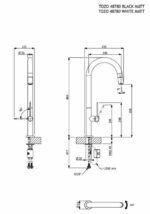 Μπαταρία Νεροχύτη TOZO Brushed Χρυσό - Image 4