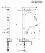 Μπαταρία Νεροχύτη TOZO Antique Brass - Image 2