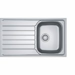 Νεροχύτης SPARK SK X 611 860 X 500 mm Αντιστρεφόμενος Λείος Σετ Inox