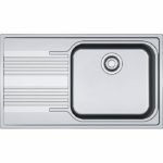Νεροχύτης SMART 611 - 86 LB ΡΑ 860Χ500ΜΜ Λείο Σετ Stainless Steel Brushed