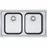 Νεροχύτης SMART 620 860Χ500ΜΜ Λείο Σετ Stainless Steel Brushed