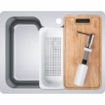 Ανοξείδωτος Νεροχύτης BELL BC X (110 - 55 TL) 610 X 480 mm Inox Σετ Υποκαθήμενος