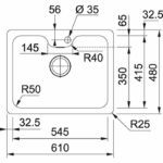 Ανοξείδωτος Νεροχύτης BELL BC X (110 - 55 TL) 610 X 480 mm Inox Σετ Υποκαθήμενος - Image 4