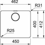 Ανοξείδωτος FLUSHMOUNT / SLIMTOP Νεροχύτης MYTHOS MYX 210 - 45 Σετ - Image 3
