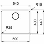 Ανοξείδωτος Υποκαθήμενος Νεροχύτης MYTHOS MYX110 - 50 Σετ - Image 2