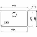 Ανοξείδωτος Υποκαθήμενος Νεροχύτης MYTHOS MYX110 - 70 Σετ - Image 2