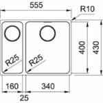 Ανοξείδωτος Υποκαθήμενος Νεροχύτης MYTHOS MYX160 - 34 - 16 (Μικρό Μπολ Αριστερά) Σετ - Image 2