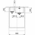 Ανοξείδωτος Υποκαθήμενος Νεροχύτης MYTHOS MYX160 - 34 - 16 (Μικρό Μπολ Δεξιά) Σετ - Image 3