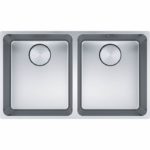 Ανοξείδωτος Υποκαθήμενος Νεροχύτης MYTHOS MYX120 - 34 - 34 Σετ