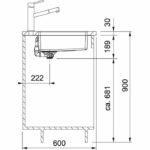 Ανοξείδωτος Υποκαθήμενος / FILOTOP Νεροχύτης MARIS MRX110 - 19 / 210 - 19 Σετ - Image 2